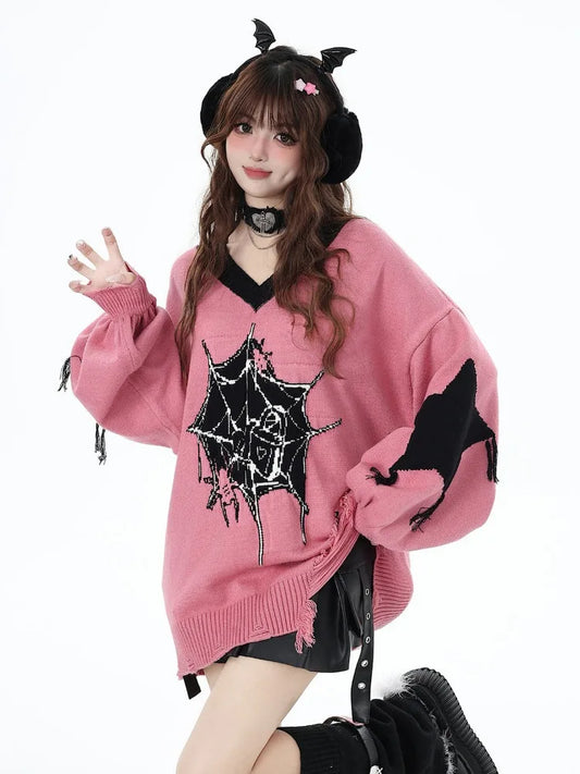 Cozy Vintage Star Print Knit Sweaters