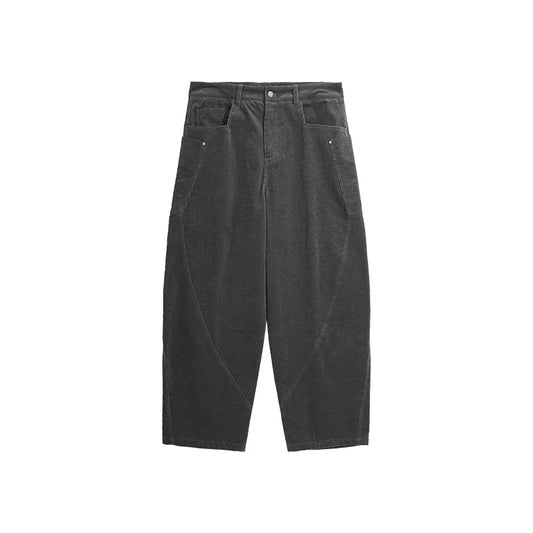Vintage Loose Fit Corduroy Cargo Pants