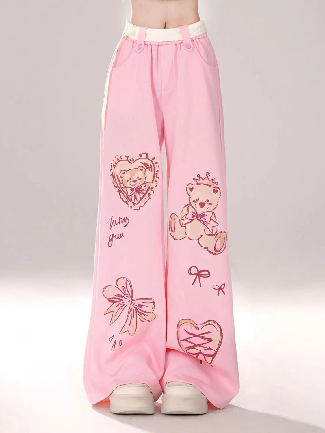 Cartoon Wide Leg Pants