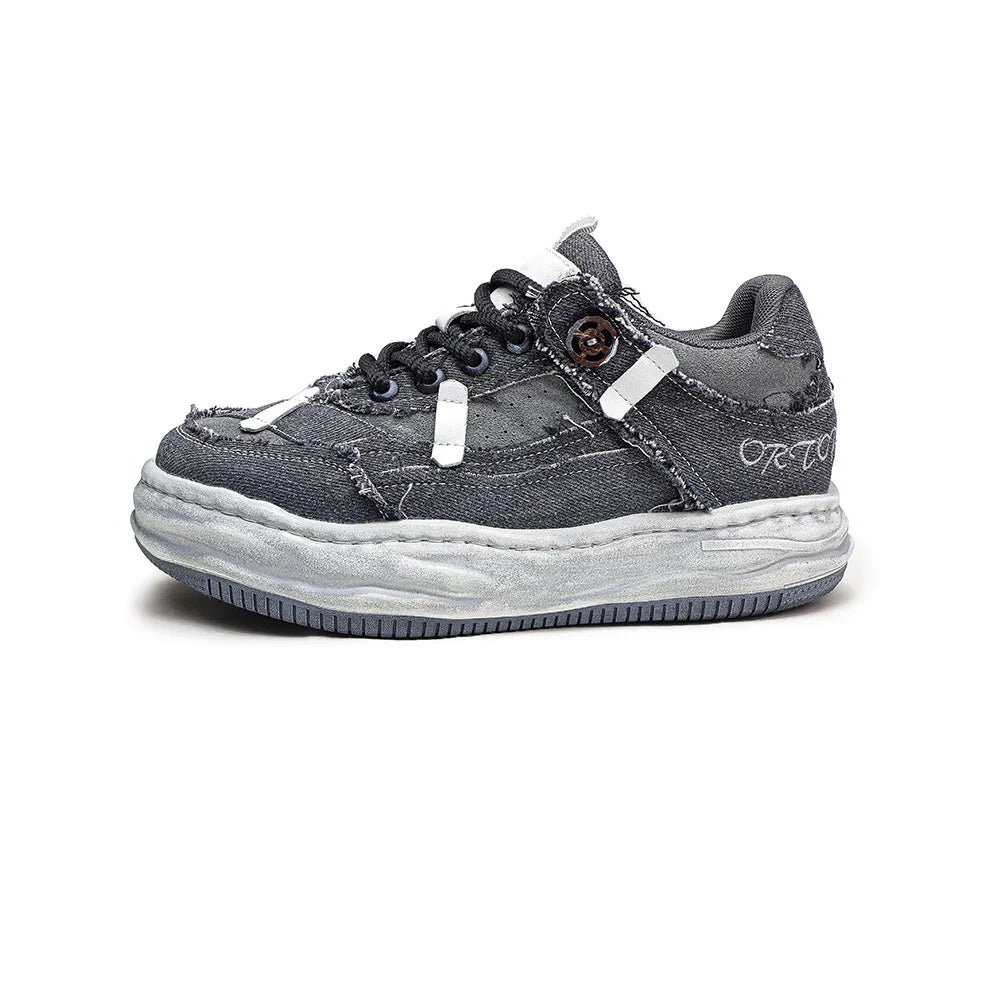 Y2K Retro Gray Street Sneakers