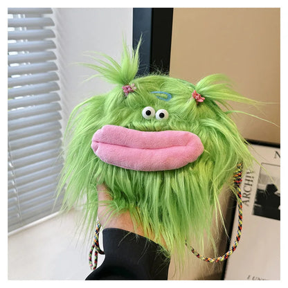 Cartoon Little Monster Cross Bags