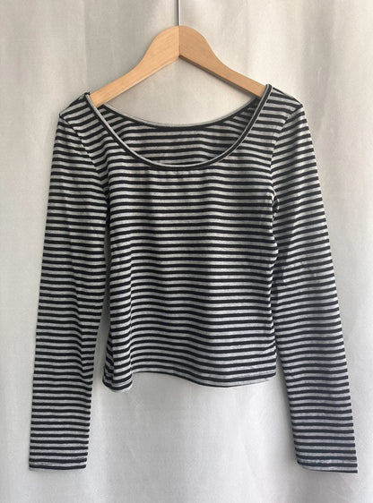 Retro Striped Slim Fit Long Shirt