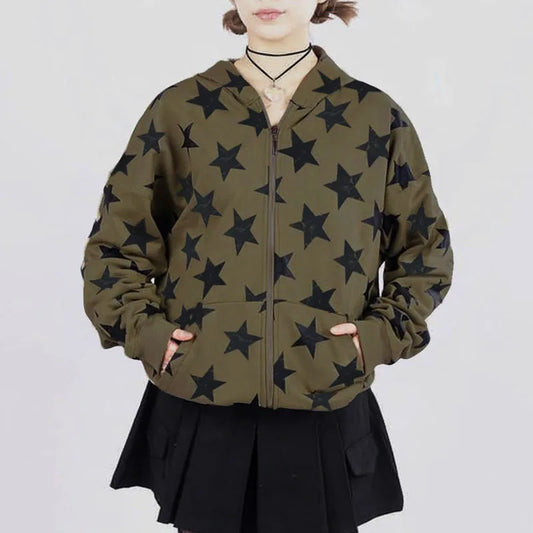 Vintage Star Gothic Hoodie