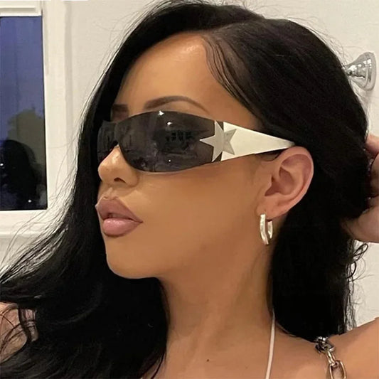Y2K Rimless Star Sunglasses