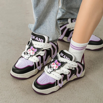 Y2K Punk Skating Letters Sneakers