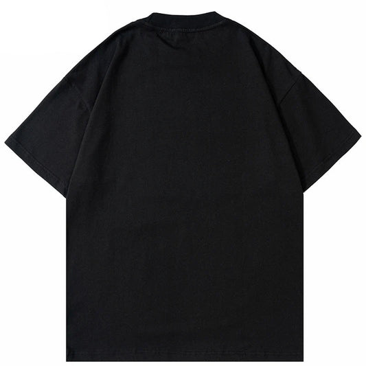 Lightning Letter Print T-shirt