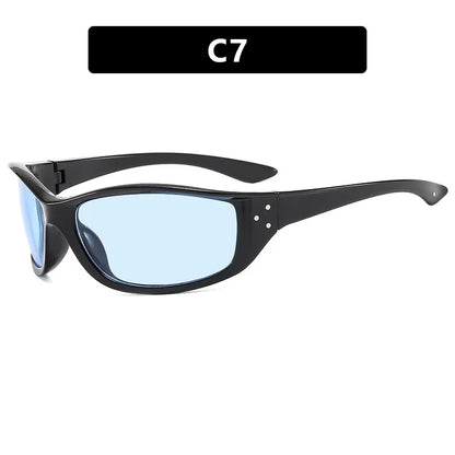 Y2k Retro Steam Punk Sunglasses