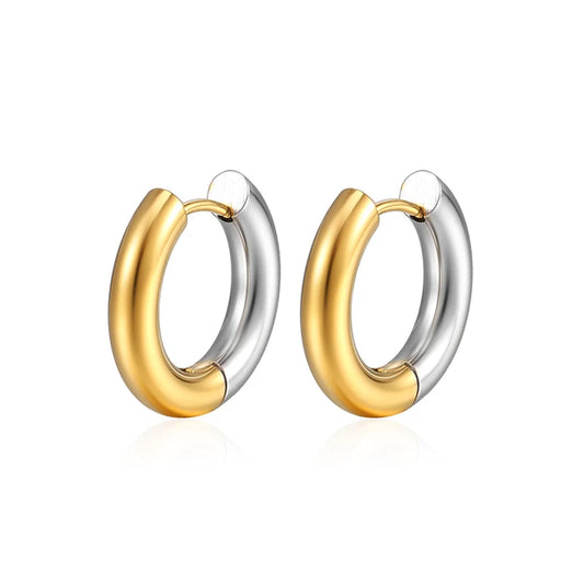 Simple Smooth Round Earrings