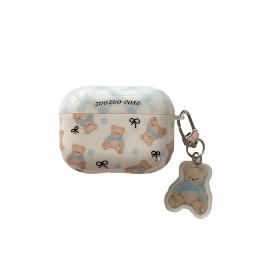 Estuche para auriculares con forma de osito de peluche
