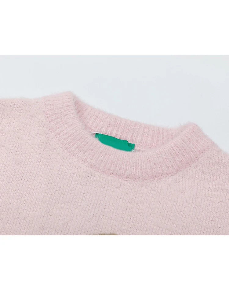 Cozy Vintage Mohair Knit Sweater