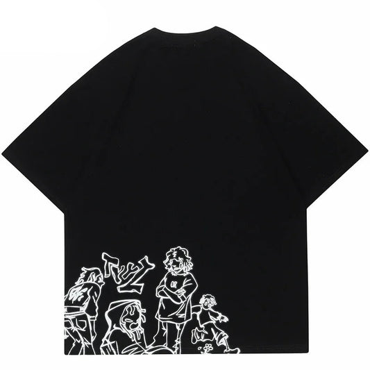 Youth Life Cartoon T-shirt