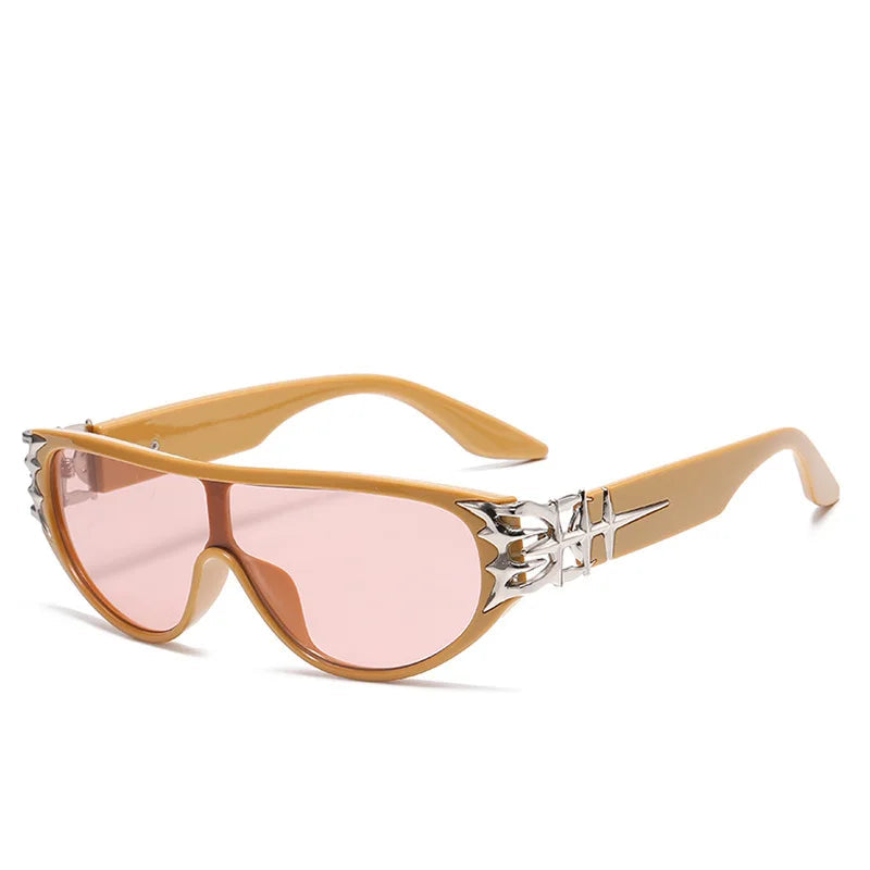 Y2K Metal Cat Eyes Sunglasses