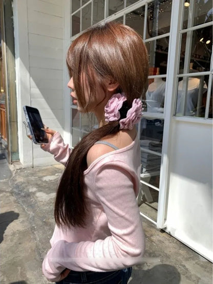 Fairy Button Crop Cardigan & Tank