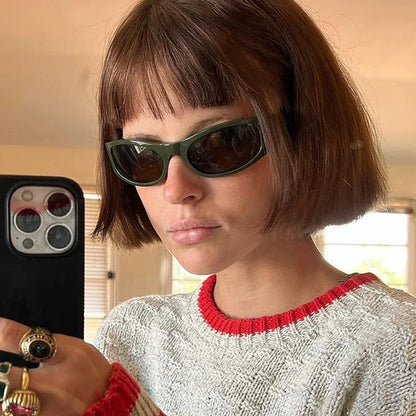 Y2K Punk Square Sunglasses