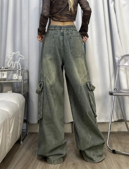 Straight Leg Multi-Pocket Cargo Pants