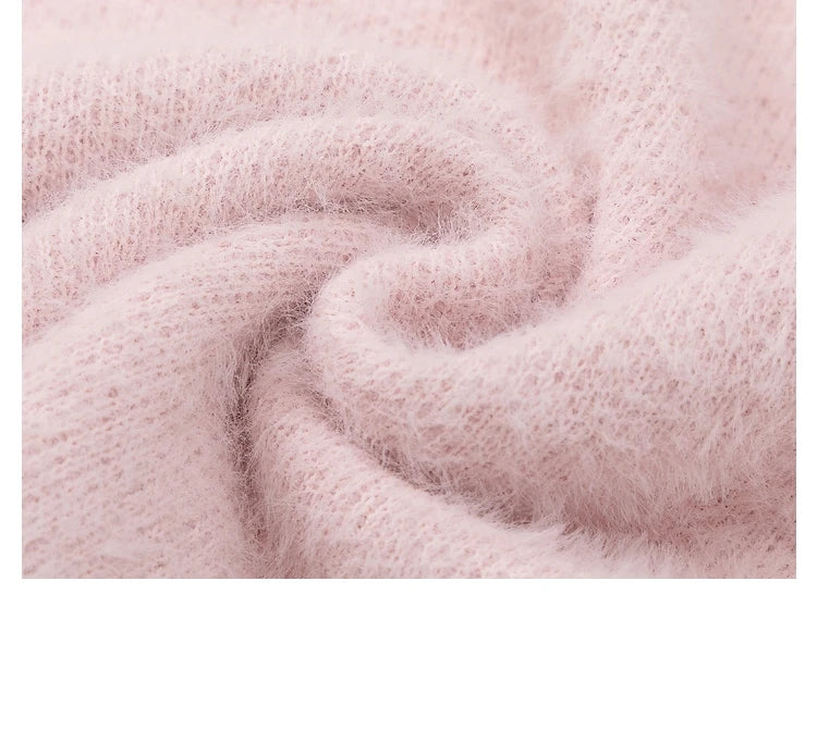Cozy Vintage Mohair Knit Sweater