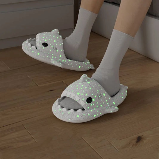 Luminous Shark Slippers