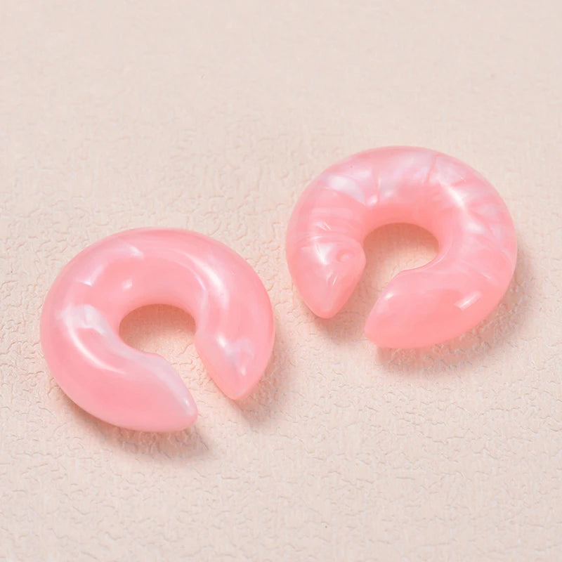 Fake Round Ear Clip Earrings