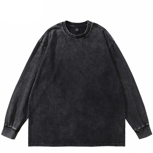 Blank Plain Long-sleeved T-shirt
