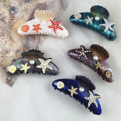 Y2K Claw Shell Starfish Hair Claw