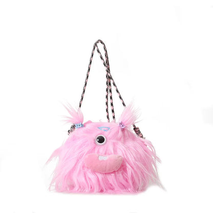 Cartoon Little Monster Cross Bags