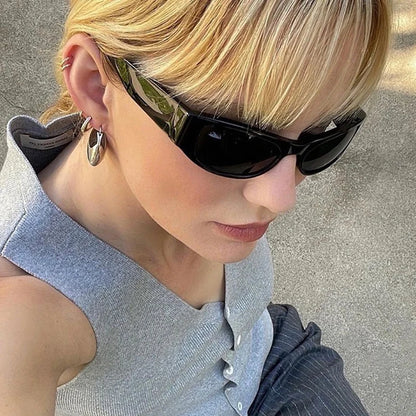 Y2K Punk Square Sunglasses