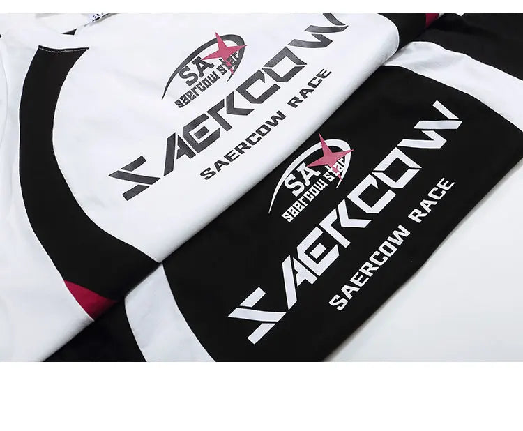 Colorful Sports Street Short-Sleeved Shirt