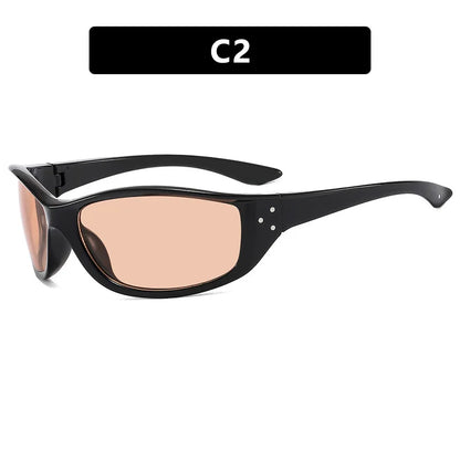 Y2k Retro Steam Punk Sunglasses