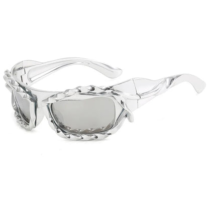 Y2K Twisted Irregular Sunglasses