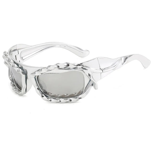 Y2K Twisted Irregular Sunglasses