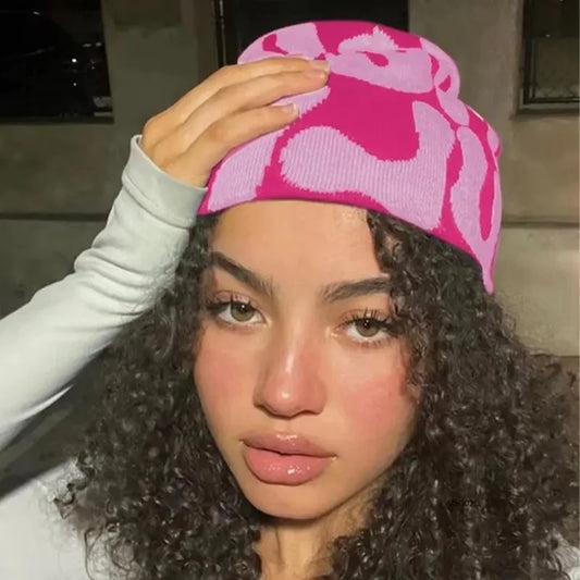 Y2K Rhinestone Beanies