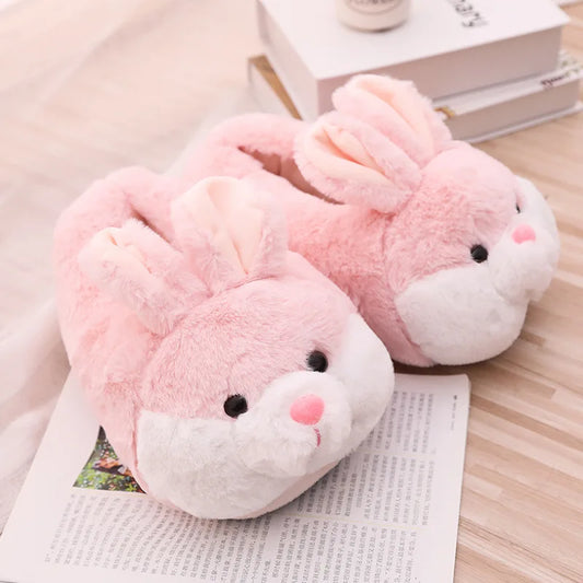 Cute Rabbit Soft Plush Slippers
