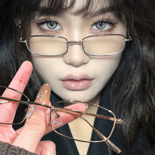 Soft Girl Square Glasses