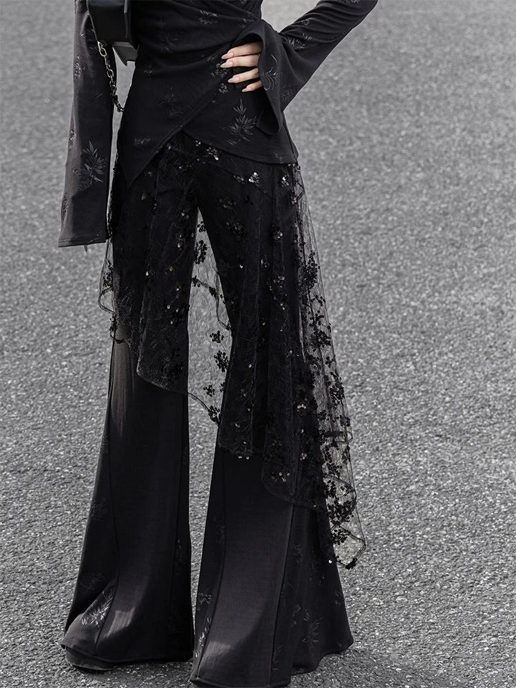 Grunge Glitter Bandage Skirt
