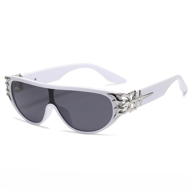 Y2K Metal Cat Eyes Sunglasses