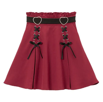 Sweet Gothic High Waist Mini Skirt