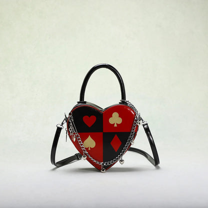 Heart Poker Cross Bag