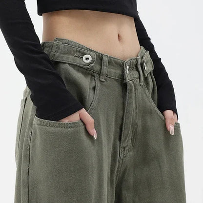 Vintage High Waist Wide Leg Jeans