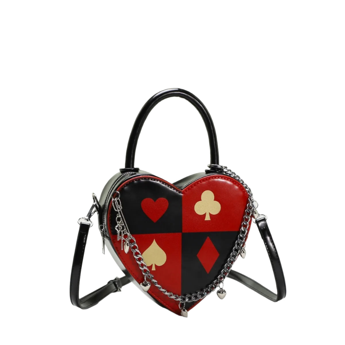 Heart Poker Cross Bag