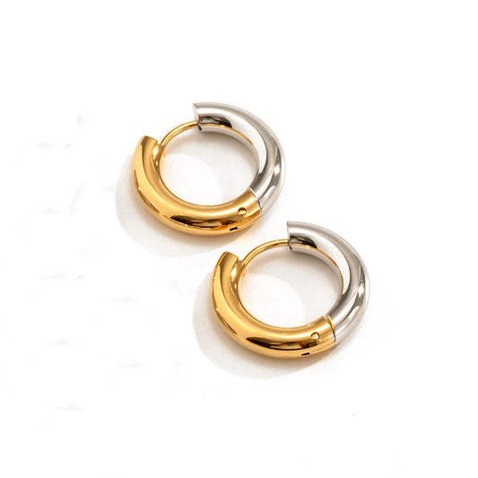 Simple Smooth Round Earrings