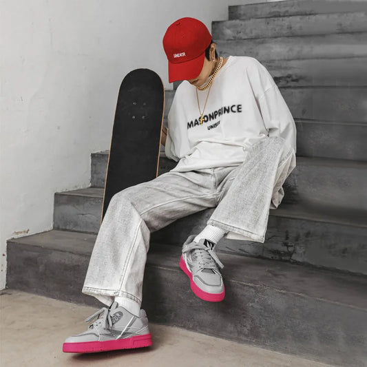 Retro Lightning Skating Sneakers