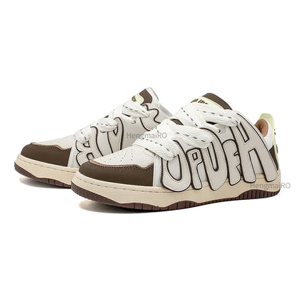 Y2K Punk Skating Letters Sneakers