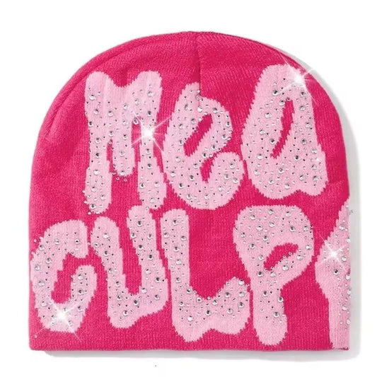Y2K Rhinestone Beanies