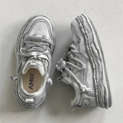 Y2K Dirty Punk Skating Sneakers
