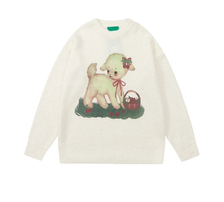 Cozy Vintage Mohair Knit Sweater