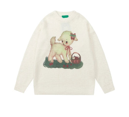 Cozy Vintage Mohair Knit Sweater