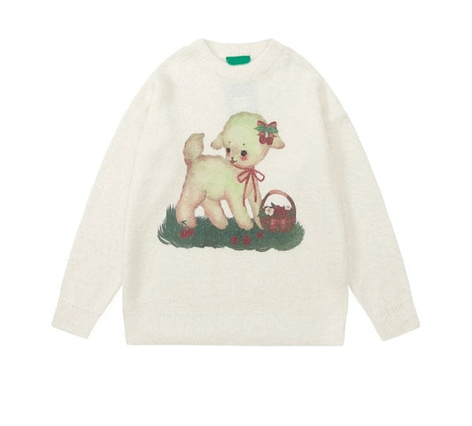 Cozy Vintage Mohair Knit Sweater