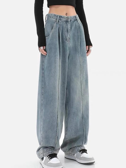 Light Blue Wide Leg Vintage Jeans