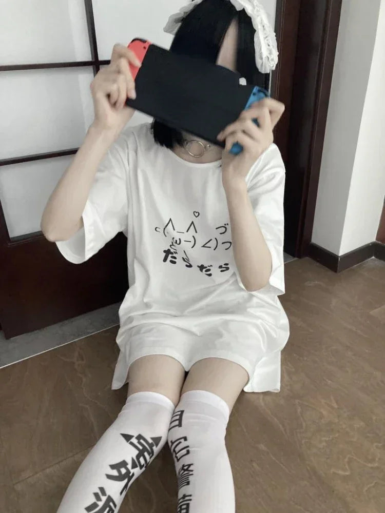 Cute Loose Summer Cartoon T-Shirt