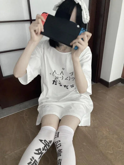Cute Loose Summer Cartoon T-Shirt